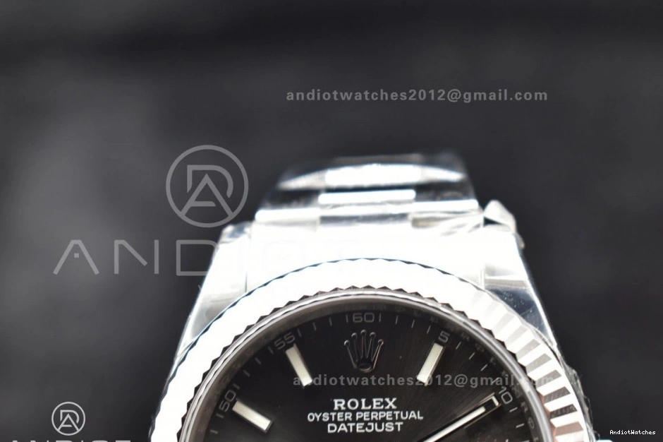 126334 QuickDry 41 904L Oyster Edition on 624 VSF DateJust Best SS Bracelet 1:1 Dial VS Grey 1217